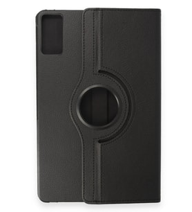 Pilelistore   Samsung Galaxy T550 Tab A 9.7 Kılıf 360 Tablet Deri Kılıf - Siyah