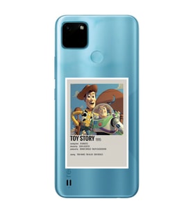 Realme C21Y/C25Y Uyumlu Toy Story Minimalist Poster Desenli Şeffaf Telefon Kılıfı