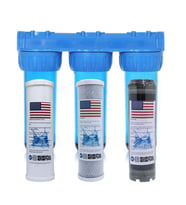 Amerikan Malı Daire Ve Bina Girişi 3 Aşamalı Su Yumuşatma Cihazı (Spun - Blok - Gac Plus)