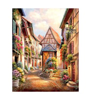 Kula Evleri Sticker Çerçeveli 60x75 Sayılarla Boyama Hobi Seti