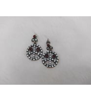 Hdmarketim Otantik Osmanlı Motifli Swarovski Taşlı Işıltılı Hürrem Sultan Modern Eskitme Küpe