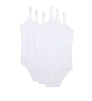 3 Adet İp Askılı Kadın Çıtçıtlı Body Beyaz