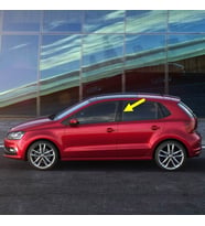 VW Polo 2015-2017 Sol Kapı Orta B Direği Kaplaması Siyah 6R4853289A
