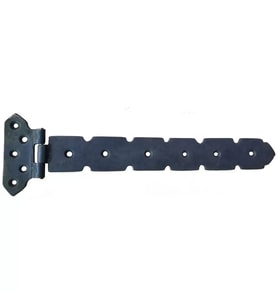 Antika Tarz Dekoratif Pirinç Kuyruklu Lama Menteşe - 103x380 Mm, Oksit