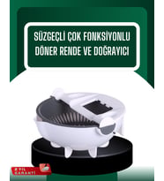 Çok Amaçlı Hazneli Sebze Rende Doğrayıcı Soyucu