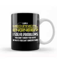 I Am A Mechanical Engineer Kupa Bardak Porselen