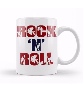 Rock N Roll Kupa Bardak Porselen