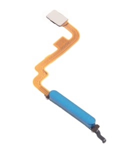 Xiaomi Redmi Note 10S Uyumlu Parmak İzi Okuyucu Flex M2101K7BG M2101K7BI (Mavi)