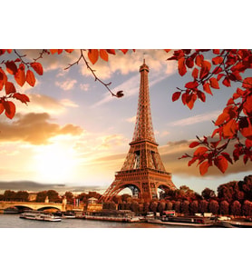 Nova Puzzle - 1000 Parça Eyfel'de Sonbahar- Tomas Marek