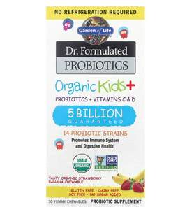 Garden of Life, Dr. Formulated Probiotics, Organic Kids + Tasty 30 Yummy Chewables.