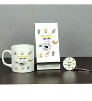 Muhasebeci Üçlü Set (Kupa + Telefon Standı + Anahtarlık) 003