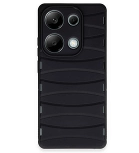 Redmi Note 13 Pro 4G Kılıf Bibercas Silikon Kapak - Siyah