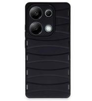 Redmi Note 13 Pro 4G Kılıf Bibercas Silikon Kapak - Siyah