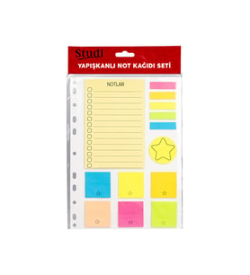 Yapışkanlı Not Kağıdı Seti