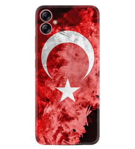 Samsung Galaxy A05 Kılıf Resimli Desenli Baskılı Silikon Şanlı Türk Bayrağı 3 1395