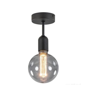 MYLİGHTS RETRO TAVAN AVİZE RUSTİK METAL ARMATÜR    10CM  (Siyah)