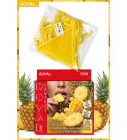 Amora Secret Fantezi Tüketilebilen Yenilebilir Ananas Aromalı İç Çamaşırı Takımı