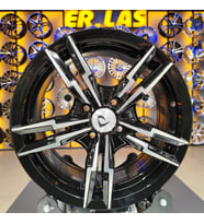 4 Adet BK-5007 6.5*15 4*100 ET35 73.1 BLACK MACK JANT (Takım)