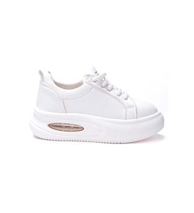 Celira Dvm Ekru Kadın Günlük Sneaker Spor Ayakkabı
