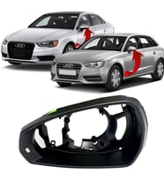 Audi A3  Sedan HB Sol Ayna Cercevesi 2013-2019 8V0857239