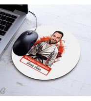 Kişiye Özel Hediye Karikatürlü En Başarılı Erkek Tekvandocu Mousepad