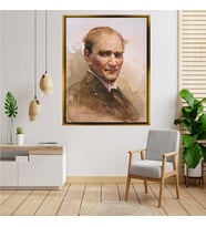 ÇERÇEVELİ ATATÜRK TABLO S223