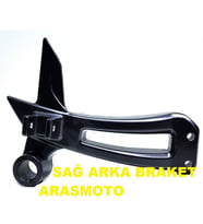 Tvs Rtr Apache 150-180 Sağ Yolcu Ayaklığı Braketi (Sağ Arka Braket) Yeni 2013-2016_Supermoto (Renksiz)