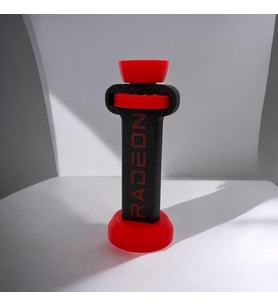 Ayarlanabilir Ekran Kartı Tutucu Radeon logolu, Ekran Kartı Destek Aparatı, Gpu 1 Adet