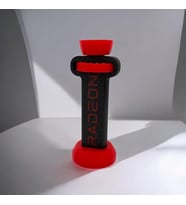 Ayarlanabilir Ekran Kartı Tutucu Radeon logolu, Ekran Kartı Destek Aparatı, Gpu 1 Adet
