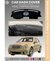 MERCEDES C CLASS W203 (2000-2007) Torpido Örtüsü Premium Kalite Torpido Koruma Özel Kesim UV Koruma