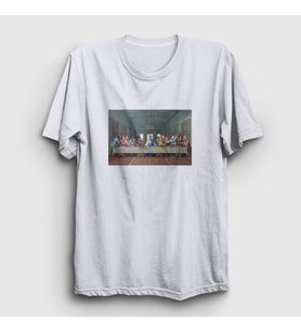 Presmono Unisex Beyaz Supper Dizi The Office T-Shirt 346048tt