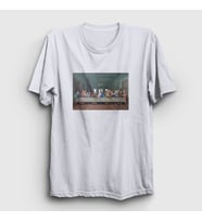 Presmono Unisex Beyaz Supper Dizi The Office T-Shirt 346048tt