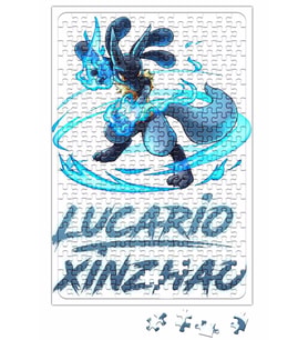 Pokemon Go Pikachu Lucario Puzzle 240 Parça Yapboz
