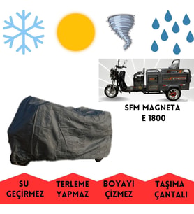 Sfm Magneta E 1800 Kasalı Motor Brandası Su Geçirmez