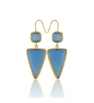 Kadir Jewellery 22 Ayar Altın Kaplama Kadın Sallantılı Küpe -El İşçiliği Ve Hipoalerjenik Küpe