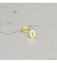 Glorria Altın 0 Rakam Tragus Piercing