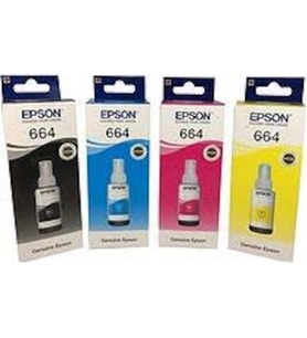 Epson T 664 4 Renk Mürekep Kartuş Seti