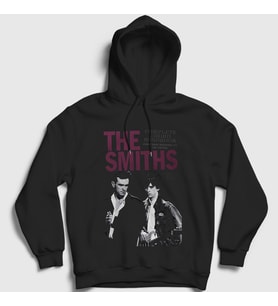 Presmono Unisex Siyah Poster Müzik The Smiths Kapüşonlu Sweatshirt 524253tt