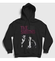 Presmono Unisex Siyah Poster Müzik The Smiths Kapüşonlu Sweatshirt 524253tt