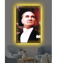 Led Işıklı En Güzel Atatürk Tablosu