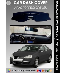 VOLKSWAGEN JETTA (2007-2011) Torpido Örtüsü Ön Göğüs Koruma Tam Uyum Çatlamayı Önler