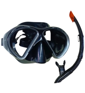 Star Diving Dalış Maskesi ve Snorkel Yetişkin - 51711-SİYAH (Lisinya)