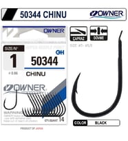 Owner 50344 Chınu Siyah Çapraz Olta İğnesi No:2