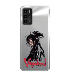Oppo A55 Uyumlu Vagabond Anime Desenli Şeffaf Telefon Kılıfı