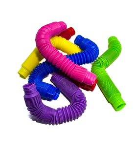 Oyuncak Sevimli Borular  Esnek Boru Pop Tubes 6'lı Set