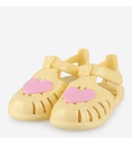 Igor S10310-228 Tobby Gloss Love Unisex Çocuk Sandalet (Sarı)