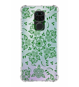 Xiaomi Redmi Note 9 Köşe Korumalı Antişok Kapak Nostalji Desen Tasarımlı Şeffaf  Kılıf