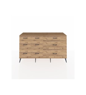 Kronos Konsol 9 Çekmeceli  176x59x99 Çam-Çam