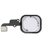 iPhone 6S Home Tuşu Flex GRİ - Lastikli Çerceveli