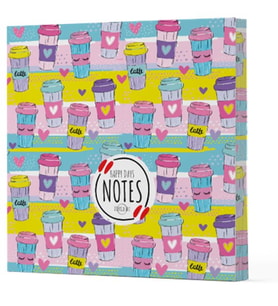 Kahve 10 - Çizgisiz Yan Boyamalı Defter